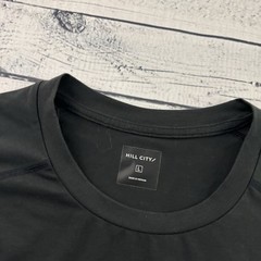 Hill City Blank Modal Poly Long Sleeve Butta Soft T Shirt Men’s Large Black