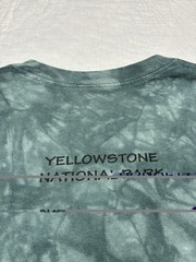 Vintage The Mountain Wolf Pack Tie Dye T Shirt Yellowstone National Park XL