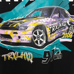 Speedway Racing T Shirt Mens Size Large Black TRXLHXD Retro