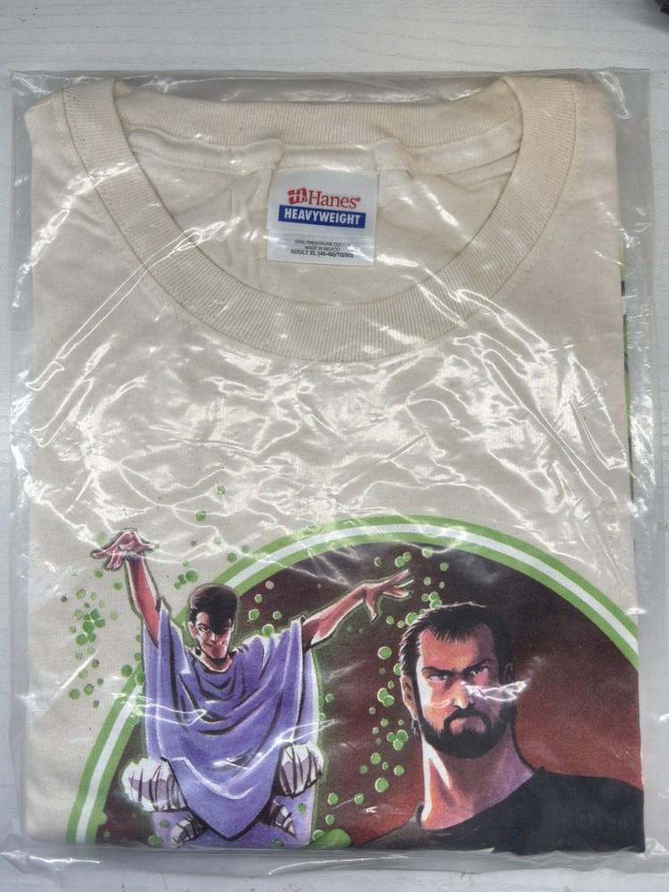 Vintage 2004 Matt Wagner MAGE Comic Graphitti Designs Graphic T Shirt XL Sealed