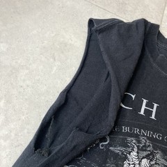 vintage 00s y2k arch enemy tour metal sweden rock band sleveless tee