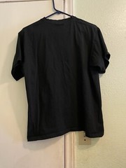 Vintage Huaxiucun Chinese Dragon Shirt with Scripture Black and Red Adult Large