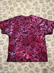Gildan Heavy Cotton CUSTOM ORDER Tie Dye Men’s T-Shirt Purple Pink Red Black 2XL