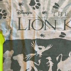 Vintage 90s Lion King Disney Simba Movie Promo Green Tie Dye Shirt Size XL