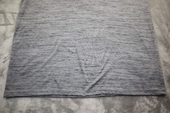 Ecko Unltd. Color Block Contrast T Shirt Adult Size L Gray Striped Crew Neck