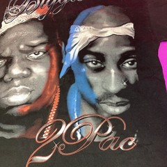 Biggie Tupac Rap Tee Shirt 2pac Original Flavor 2011 Xecutiv Music Group Medium