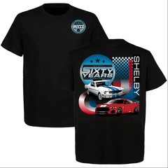 Shelby GT350 60 Years Tee, Classic & Modern Mustang Anniversary T-shirt, Muscle