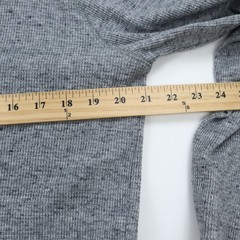 Old Navy Waffle Knit Thermal Shirt Mens Large Gray Lightweight Cotton Stretch LS