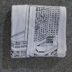 Four Seasons Hotel Singapore T Shirt Est~M VTG SINGLE STITCH Architecture Tee