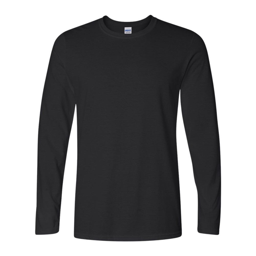 Gildan Unisex Softstyle Long Sleeve T-Shirt Modern Classic fit Crewneck Tee