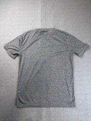 Vuori Mens Pocket T-Shirt Grey Lightweight Athletic Stretch Medium Stretch