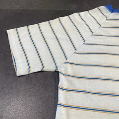 Vintage 60s 70s Montgomery Ward Striped T Shirt XL Distressed Worn Faded Surf