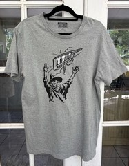 Converse Large Gray Tee Shirt Wizard with Keytar