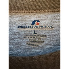 Russell Athletic Mens Georgia Bulldogs T-Shirt Gray Graphic Tee Large UGA L
