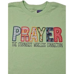 Country Blessings PRAYER The Strongest Wireless Connection Med Shirt Fun Gift
