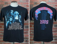 Vintage 1989 Blue Murder Concert T Shirt World Tour Black