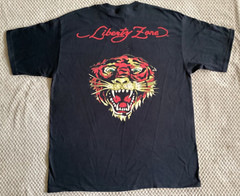 Liberty Zone Tiger Yazbek 100% Cotton Double-Sided Graphic T-Shirt Large