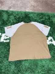 Vintage Timberland Logo Color Block Contrast Sleeve Tee XXL
