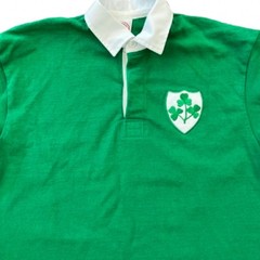 Green Irish Shamrock Rugby Jersey Ireland Shirt XL Heavy Cotton St Patrick’s Day