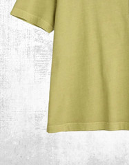 Men’s Seasalt Cotton Crew Neck Chest Pockets T-shirt Green Oregano Cyan (Defect)