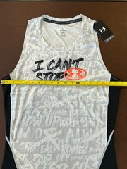Under Armour Gray Black I Can’t Stop Sleeveless Compression Tank Top XL