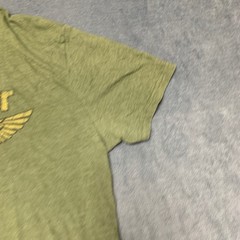 Wrangler T-Shirt Mens Large Heather Green Graphic Regular Fit Everyday Wear