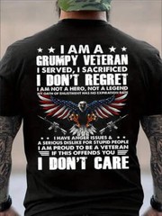 All-Season American Veteran Flag Eagle Tee – Casual Crew Neck, Stretchable Comfo