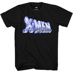 X-Men Animated Series Super Charged Logo 90’s Marvel Adult T Shirt
