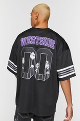 Mount Westmore XL Men’s Jersey Shirt Black Purple White Westside LA Rap 00 New