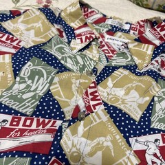 Bowl For Health Pierre Cardin Korea All Over Print Men’s Large Button Front VTG