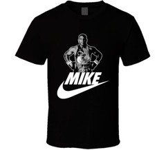 Mike Tyson Boxing Swoosh Logo Parody Boxer Fan T Shirt