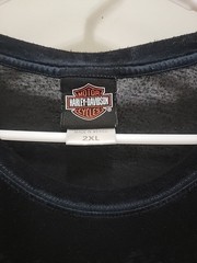 Harley Davidson Men’s 2XL Madison WI Lightweight Stretch Black T-Shirt