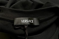 Versace Men’s Black Gold Medusa Head Crewneck Short Sleeve T-Shirt US 3XL IT 58