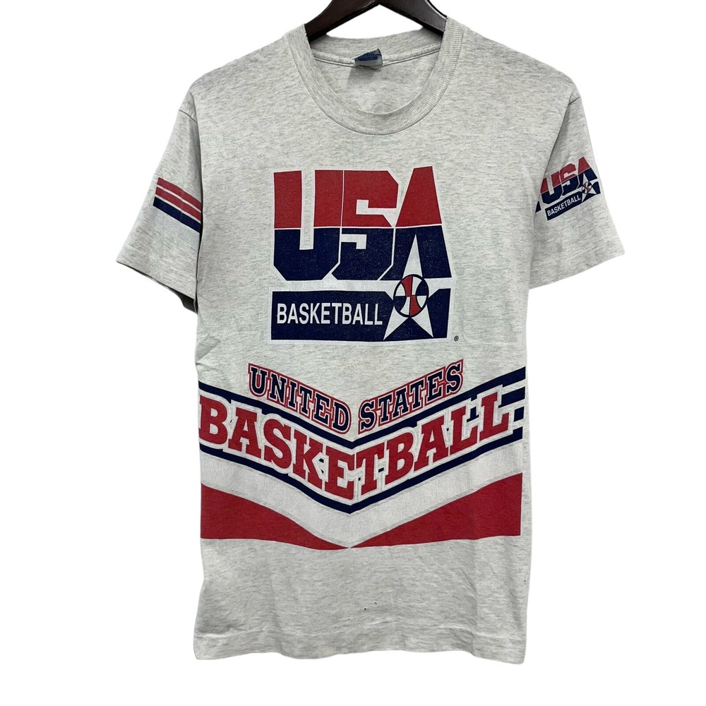 Vtg USA Basketball #1 Dream Team Men’s T-Shirt Single Stitch Salem Sportswear M
