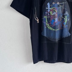 NOT CONVENTIONAL Logo T-Shirt Black Graphic Tee Free Size