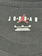 Jordan Shirt Men XL Black Embroidered Wordmark Jumpman Logo Nike Air Tee 91