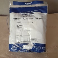 Jockey White Ribbed Undershirts Size Small Cotton 3 in Pack Tank Wife Beater