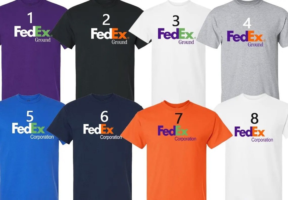 Fed-Ex Shipping company T-Shirt Reprint S-5XL