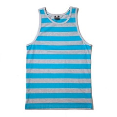 YAGO Men’s Casual Striped Tank Top Shirt for Indoor & Outdoor