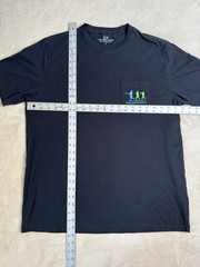 Vineyard Vines Navy Lacrosses Print Pocket Crew Neck Men’s L Short Sleeve Tee