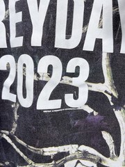 I Survived Greyday 2023 T Shirt Mens L G59 Record Suicide Boys Trap Camo Skull