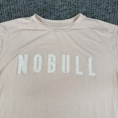 No Bull Tank Top Mens Medium Pink Athletic Gym Training Performance Stretch