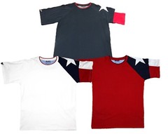TEXAS flag PATRIOTIC tee USA SELLER red white blue star stripe crew neck trendy