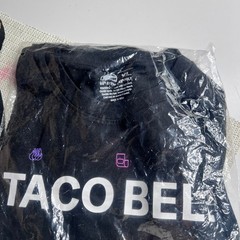 Taco Bell Bundle Black Graphic T-Shirt XL Slim Fit and Adjustable Baseball Hat