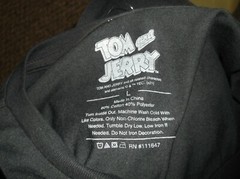 NWT Tom & Jerry Men’s Black Pals Graphic Tee L
