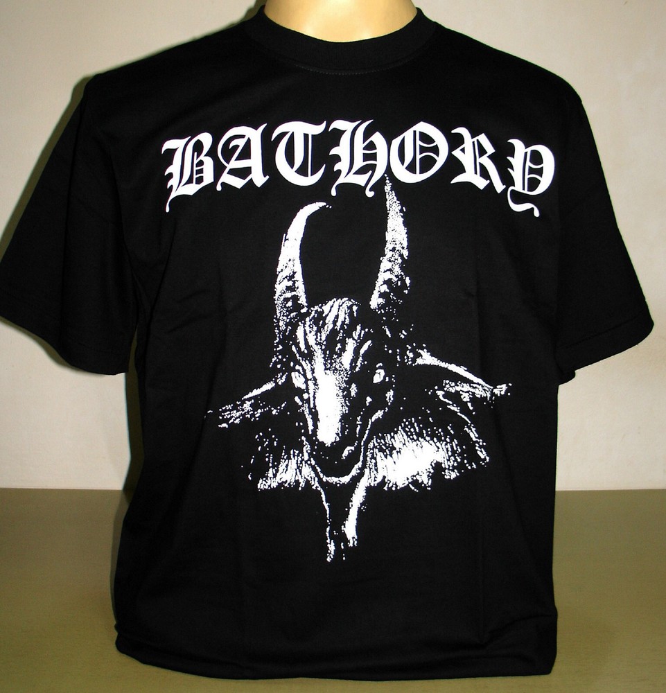 Bathory First Album Goat T-Shirt Size M L XL 2XL 3XL Black Metal Band New!