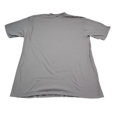 Sada Shirt Mens 4XL Gray Crew Neck Tee Short-sleeve undershirt Casual