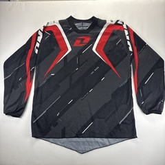 One Industries Men’s BMX Jersey XXL Black Red and White, Quick-Dry Lightweight
