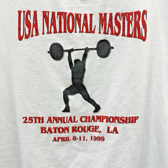 1999 U.S.A National Master WeightLifting 5th Annual Championship Baton Rouge LA