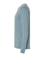 Bella Canvas 3501CVC Long Sleeve T-Shirt Unisex Color is Heather Slate